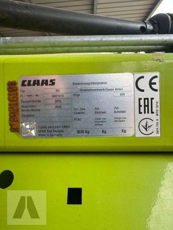 GPS-Schneidwerk tipa CLAAS Direct Disc 600, Gebrauchtmaschine u Lauterhofen (Slika 15)