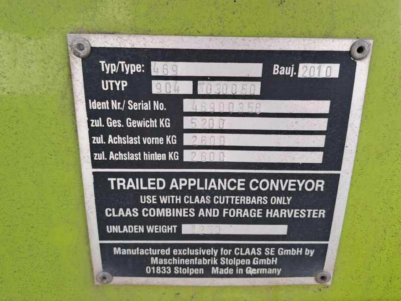 GPS-Schneidwerk des Typs CLAAS DIRECT DISC 610, Gebrauchtmaschine in Vehlow (Bild 7)