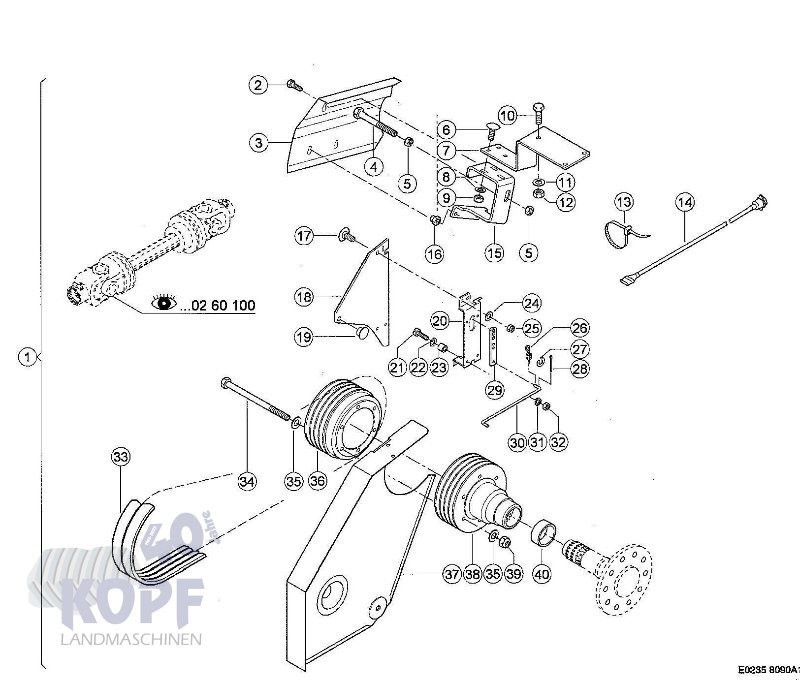 GPS-Schneidwerk tipa CLAAS Riemenscheibe für Direct Disc 491-492, Gebrauchtmaschine u Schutterzell (Slika 2)