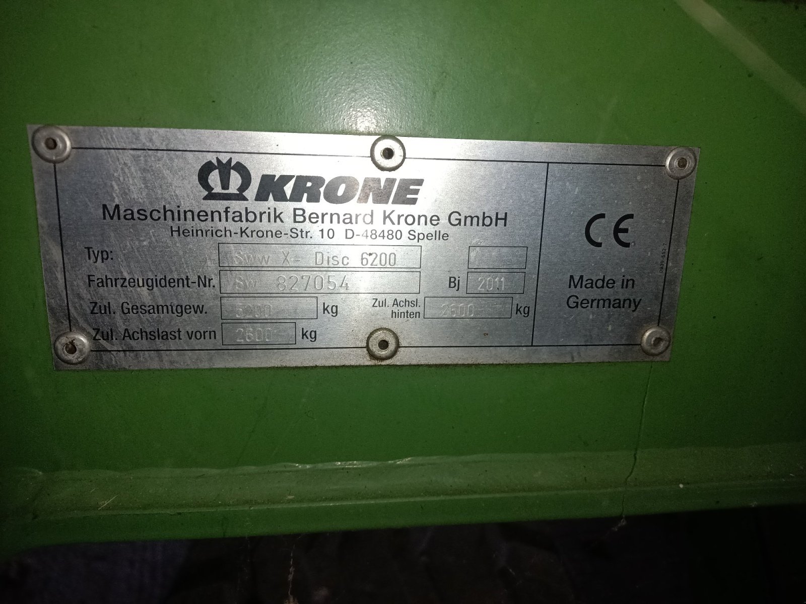 GPS-Schneidwerk tipa Krone X-Disc 6200, Gebrauchtmaschine u Scheßlitz (Slika 6)