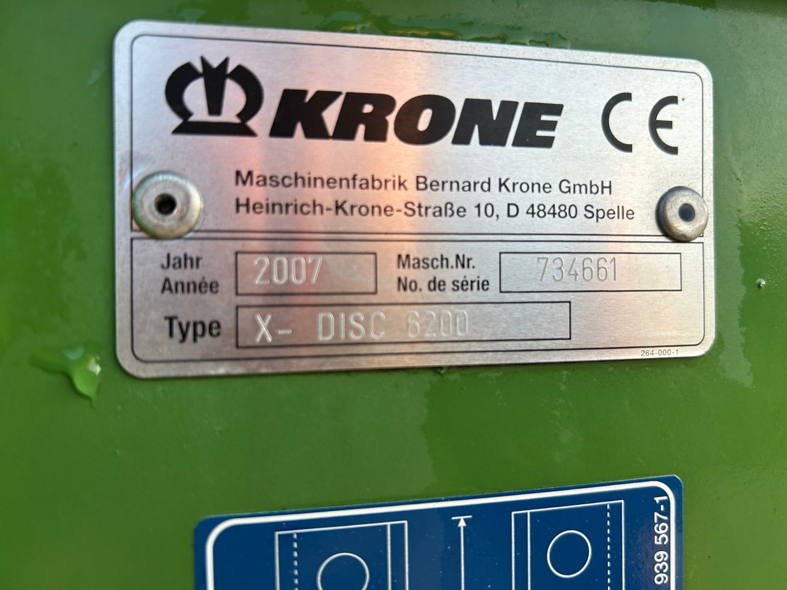 GPS-Schneidwerk del tipo Krone X-Disc 6200, Gebrauchtmaschine en Büchlberg (Imagen 5)