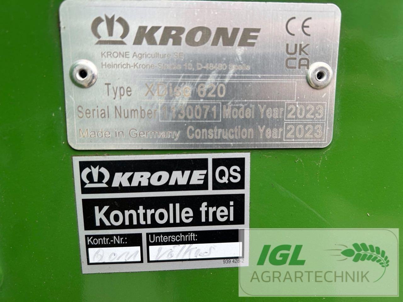 GPS-Schneidwerk typu Krone XDisc 620, Neumaschine v Nabburg (Obrázek 10)