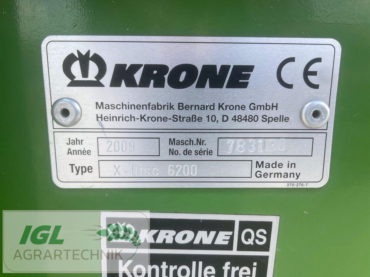 GPS-Schneidwerk tipa Krone XDisc 6200, Gebrauchtmaschine u Nabburg (Slika 5)
