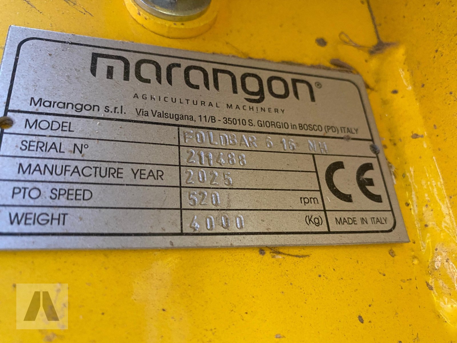 GPS-Schneidwerk des Typs Marangon Marangon 6.16 foldbar NEW HOLLAND klappbares GPS-Direktschneidwerk, Gebrauchtmaschine in Schwabmünchen (Bild 12)