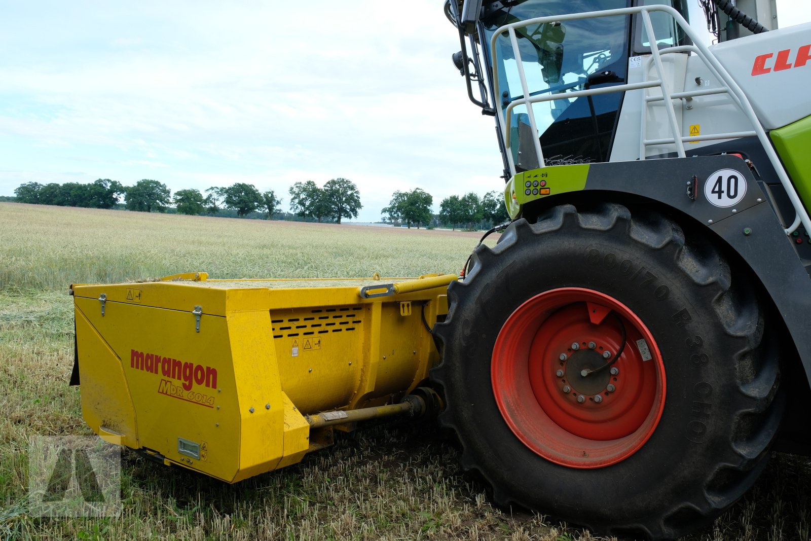 GPS-Schneidwerk des Typs Marangon MDR 6014 GPS-Direktschneidwerk f. Claas/JD/NH, Neumaschine in Lauterhofen (Bild 5)