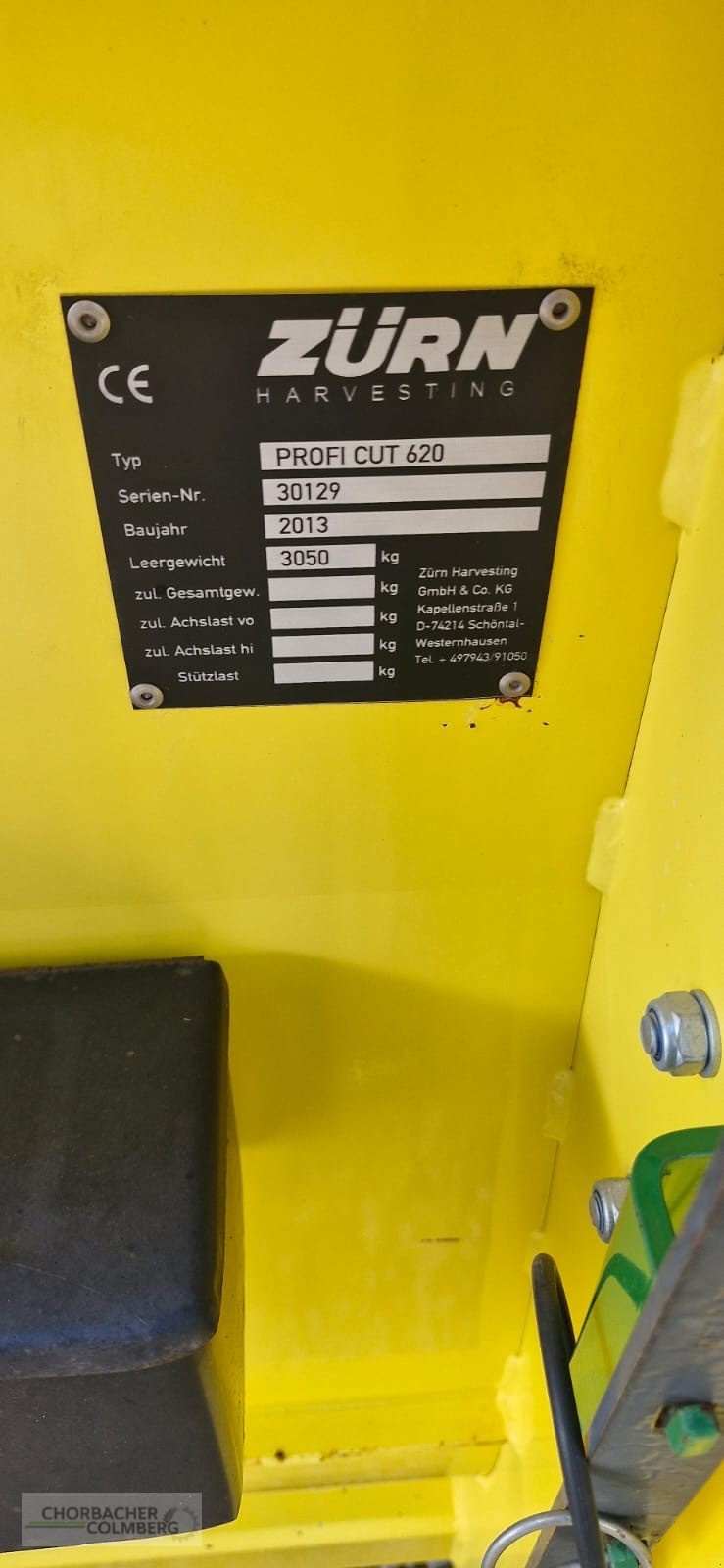 GPS-Schneidwerk типа Zürn Profi Cut 620, Gebrauchtmaschine в Colmberg (Фотография 9)