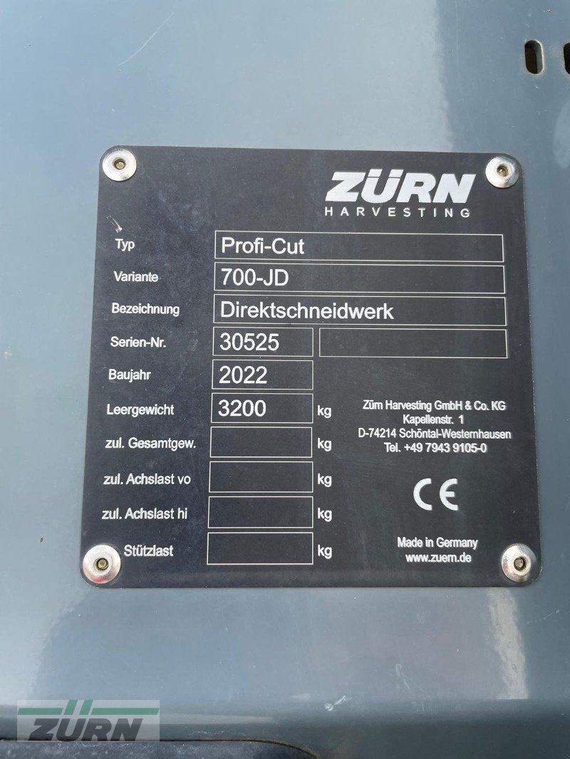 GPS-Schneidwerk tipa Zürn Profi-Cut-700-JD, Gebrauchtmaschine u Windsbach (Slika 15)