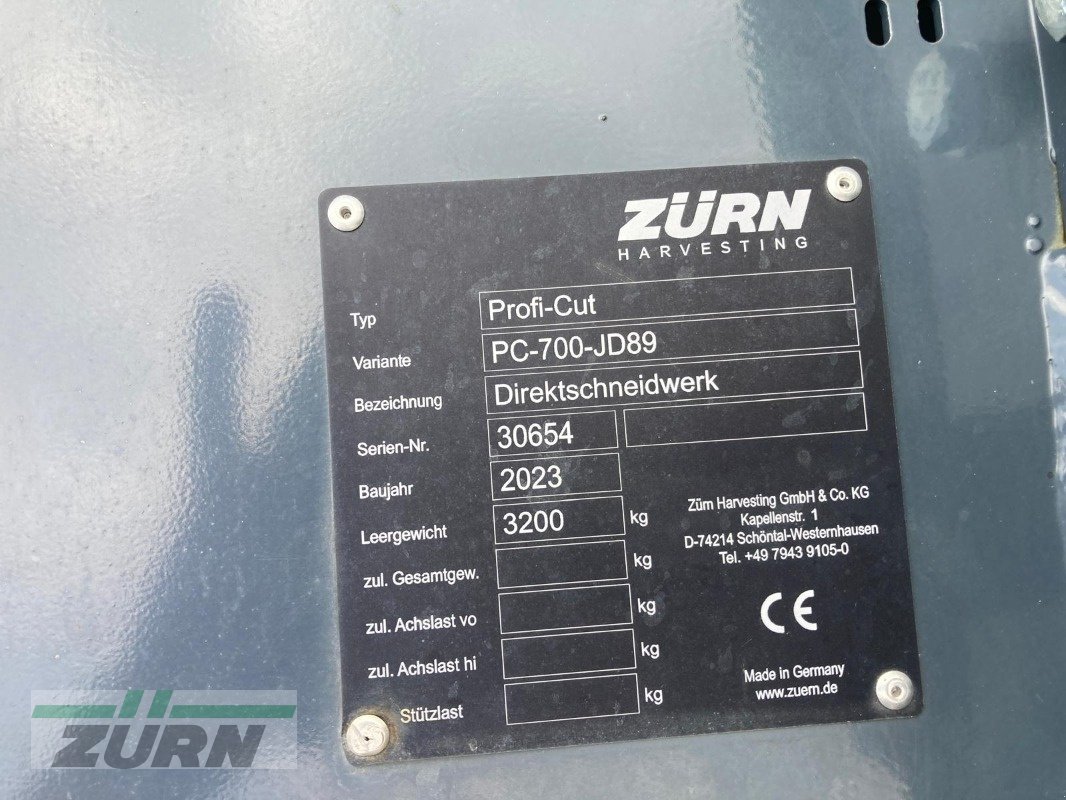 GPS-Schneidwerk des Typs Zürn Profi Cut 700, Gebrauchtmaschine in Kanzach (Bild 7)