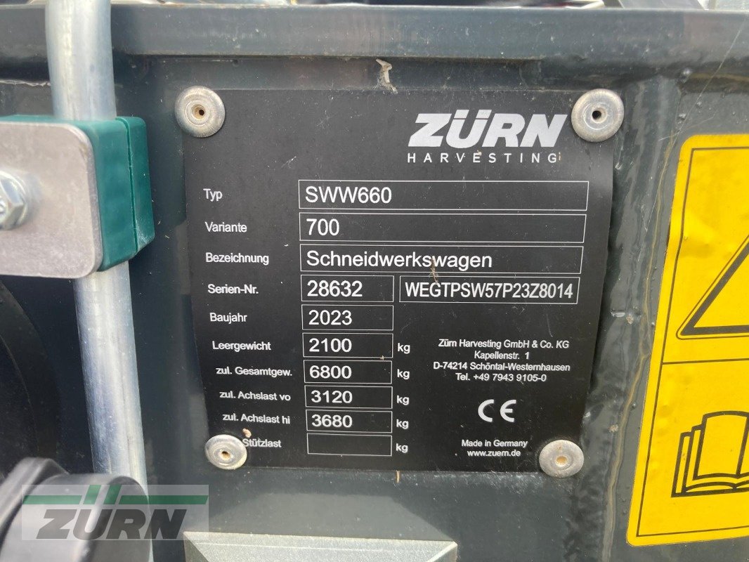 GPS-Schneidwerk des Typs Zürn Profi Cut 700, Gebrauchtmaschine in Kanzach (Bild 15)