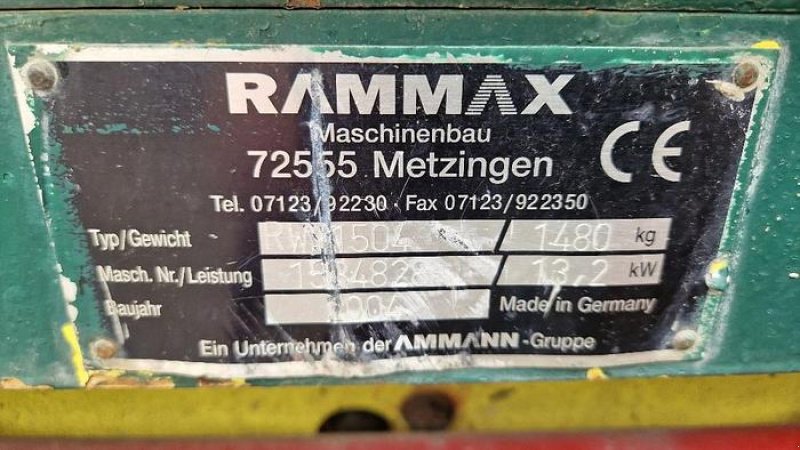 Grabenwalze типа Rammax RW1504 Grabenwalze, Gebrauchtmaschine в Brunn an der Wild (Фотография 5)