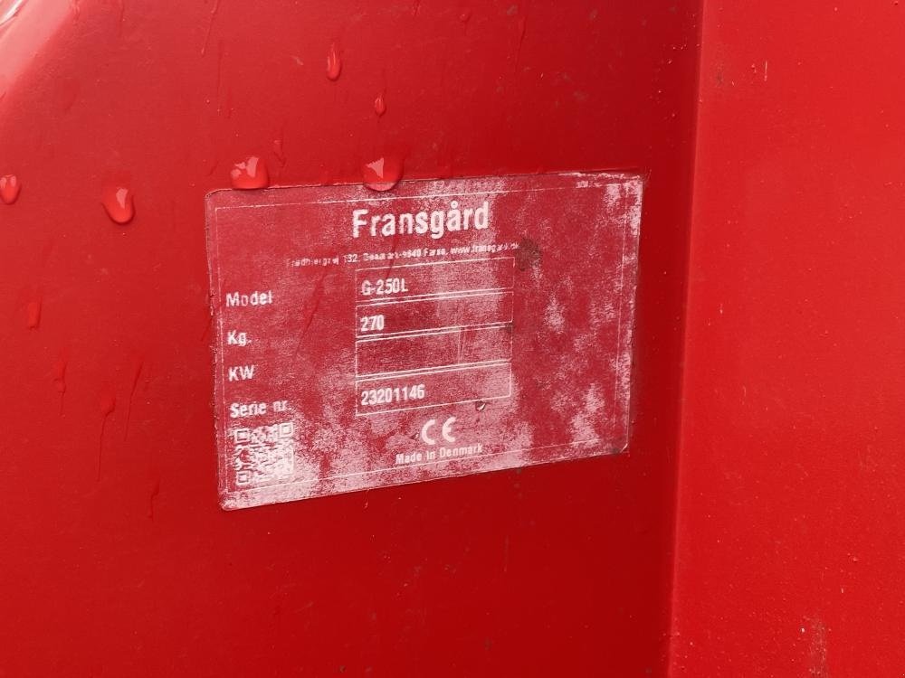 Grader typu Fransgard Fransgård G-250L, Gebrauchtmaschine v Dronninglund (Obrázek 5)