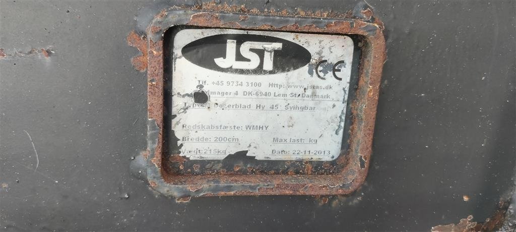 Grader tip JST 200 CM Skraber, Gebrauchtmaschine in Møldrup (Poză 5)