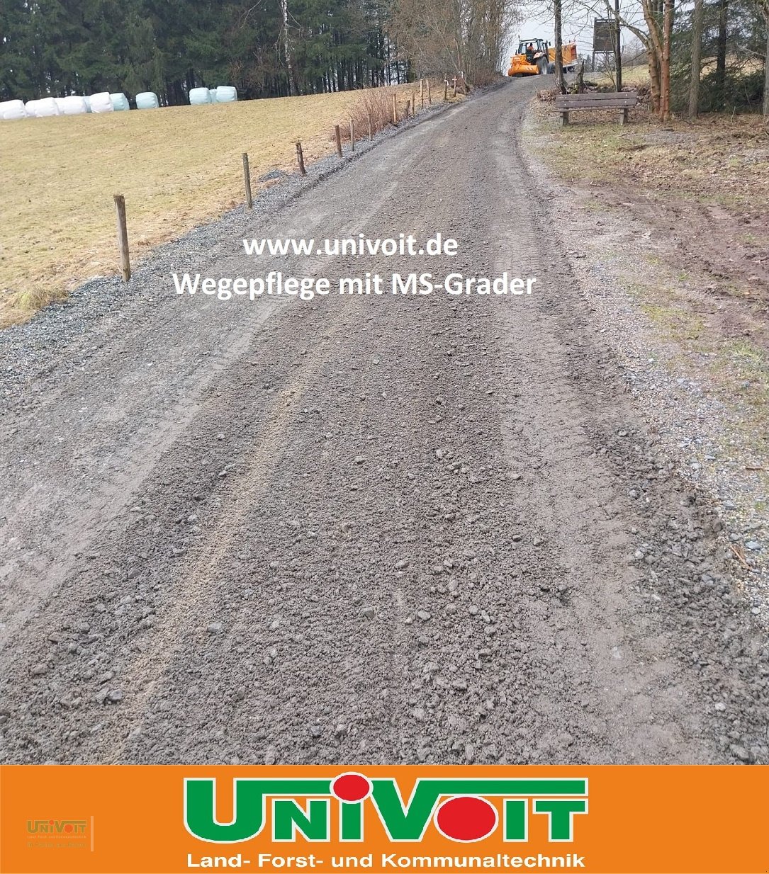 Grader tip MS Grader MS Grader Wegepflege - Straßenhobel f. Forstwege / Radwege / Wegebau, Neumaschine in Warmensteinach (Poză 11)