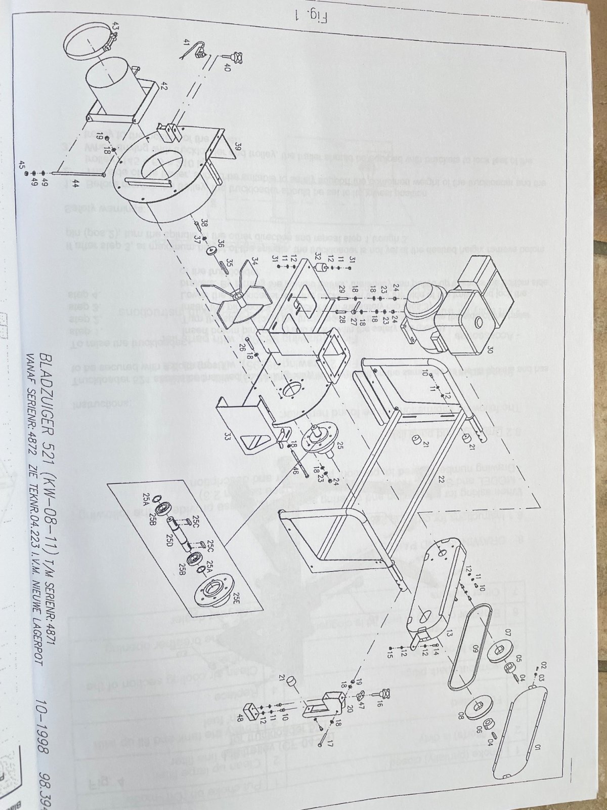 Gras- & Laubsammelcontainer des Typs Lüfterrad für Votex Laubverladegebläse LVG 521, Neumaschine in Mannheim (Bild 3)