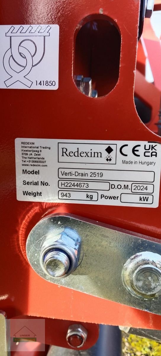 Gras- & Laubsammelcontainer a típus Redexim Verti-Drain 2519, Vorführmaschine ekkor: Rohrbach (Kép 5)