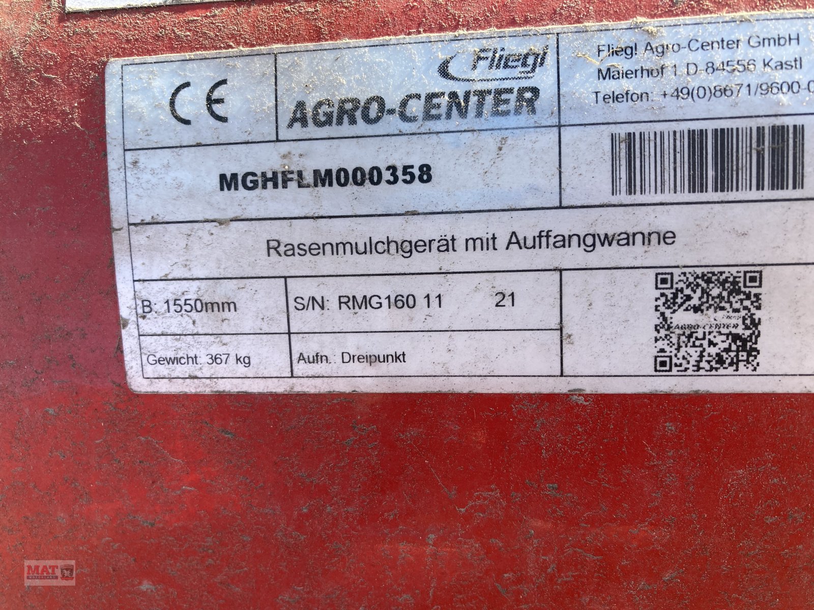 Grasaufsammelsystem a típus Fliegl RMG160, Gebrauchtmaschine ekkor: Waldkraiburg (Kép 4)