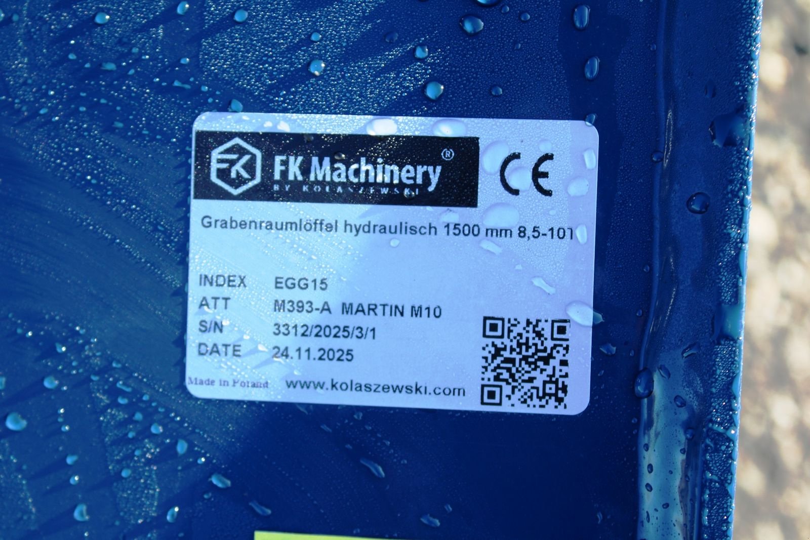 Greifer des Typs FK Machinery Böschungslöffel hydraulisch 7,5 - 10t, Neumaschine in Neukirchen am Walde  (Bild 5)