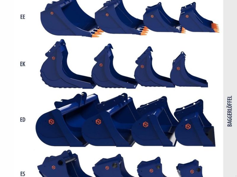 Greifer типа FK Machinery diverse Baggerlöffel, Neumaschine в Neukirchen am Walde 