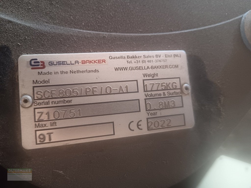 Greifer typu Gusella Bakker SCE805/PE/0-A1, Neumaschine v Altötting (Obrázek 2)