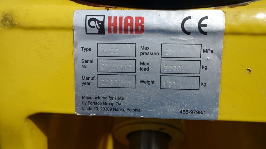 Greifer tip HIAB PX20 houtgrijper, Neumaschine in IJsselmuiden (Poză 3)