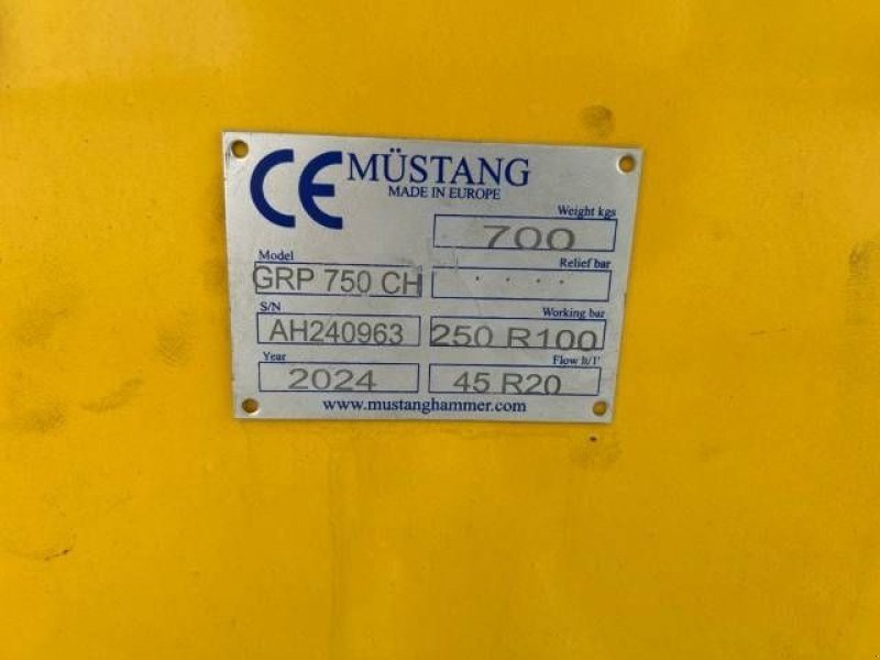 Greifer tipa Mustang GRP 750 CH, Gebrauchtmaschine u Roosendaal (Slika 10)