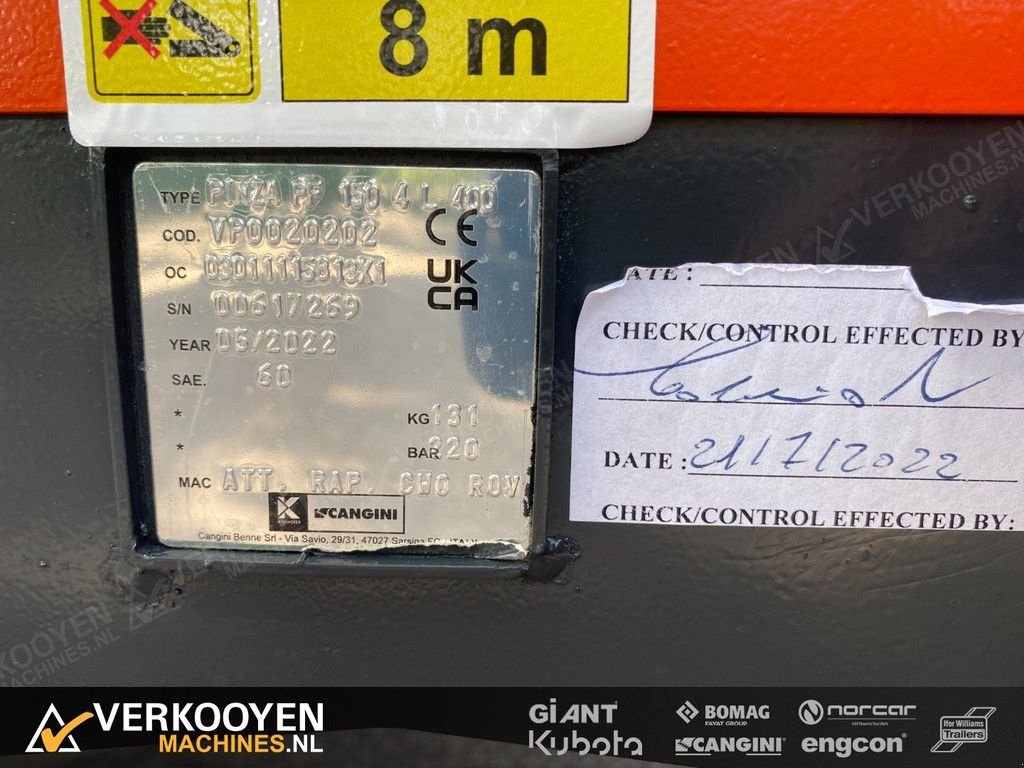 Greifer типа Sonstige Cangini Benne 150PF CW05 Sorteergrijper (zonder rotator), Gebrauchtmaschine в Vessem (Фотография 8)