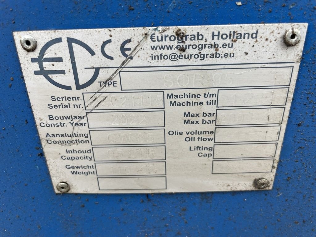 Greifer des Typs Sonstige Eurograb SOR 95 sloop / sorteergrijper DEMO, Gebrauchtmaschine in Neer (Bild 10)