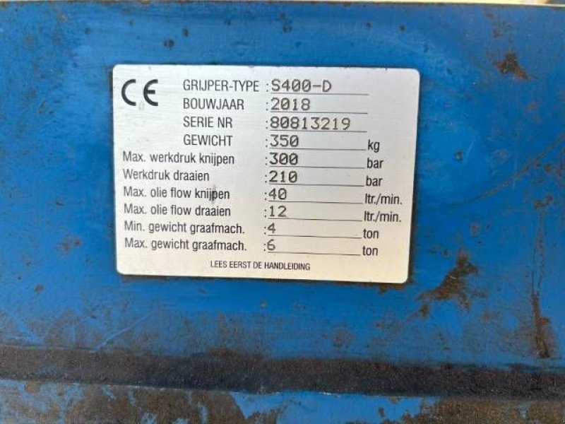 Greifer tip Sonstige Grijper SD400-D, Gebrauchtmaschine in Roosendaal (Poză 10)