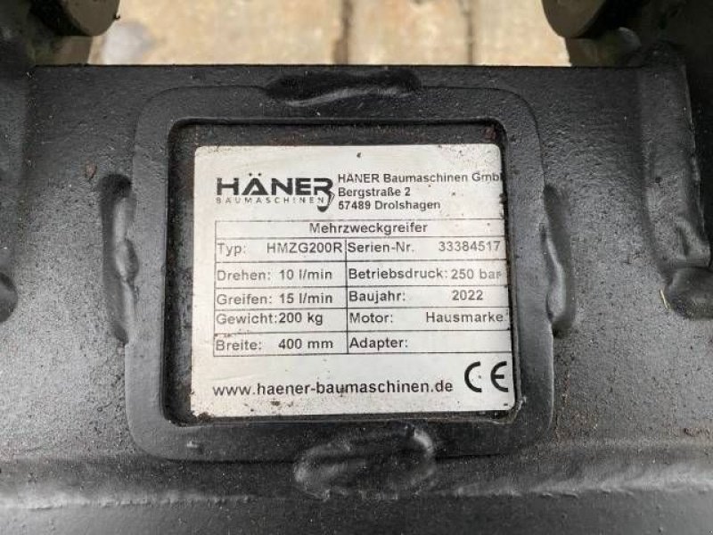 Greifer des Typs Sonstige Haner sorter grijper CW 0, Gebrauchtmaschine in Roosendaal (Bild 10)