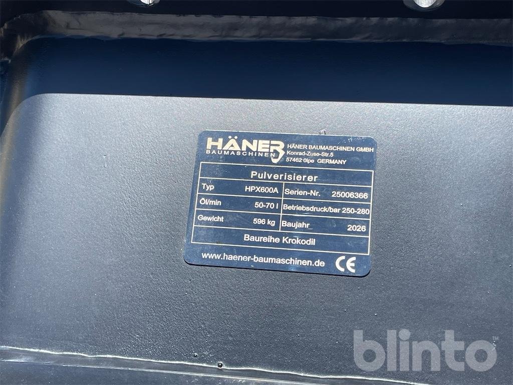 Greifer of the type Sonstige HPX600A, Gebrauchtmaschine in Düsseldorf (Picture 5)