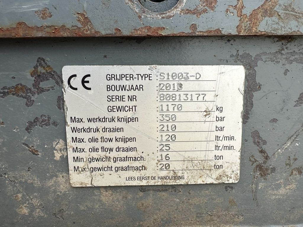 Greifer des Typs Sonstige Onbekend, Gebrauchtmaschine in Beverwijk (Bild 8)