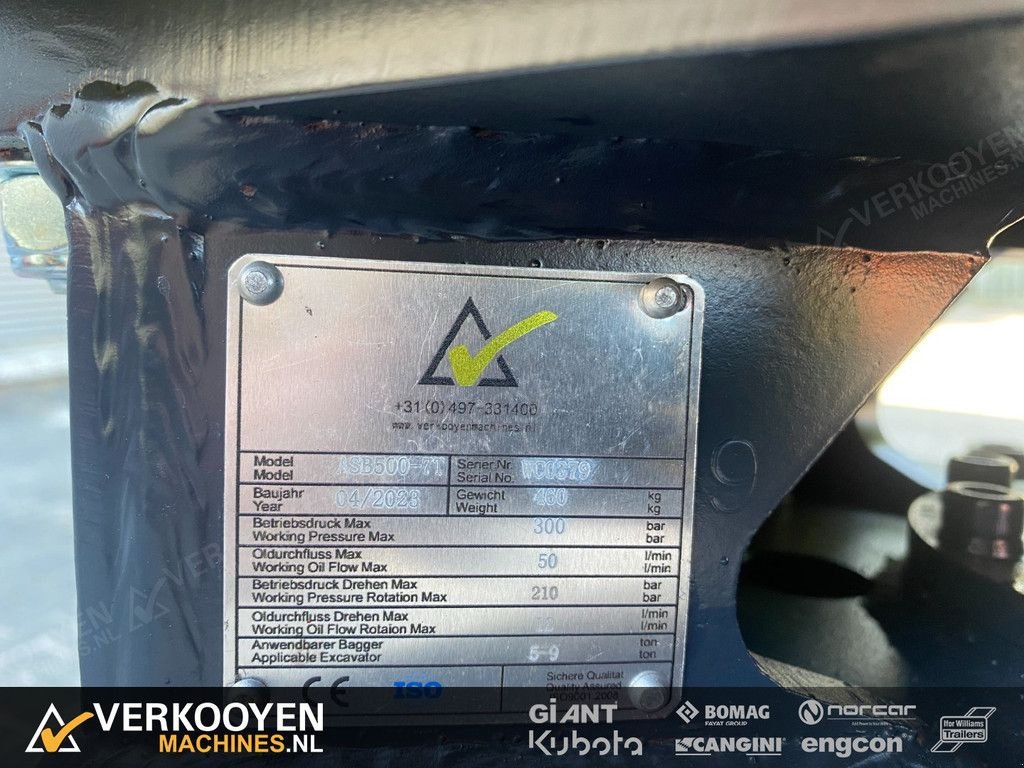 Greifer des Typs Sonstige VM 500 Boomgrijper 7-tand AC05 (CW10 / S40) (5,0-9,0t), Neumaschine in Vessem (Bild 11)