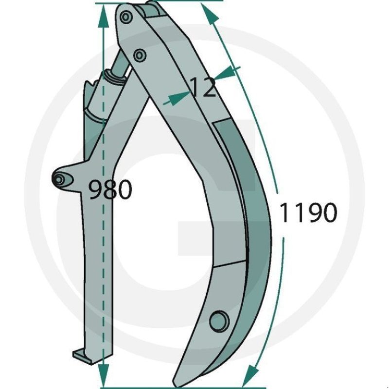 Greifer του τύπου Sonstige VZM VZM Grijper/klem 1.20 fem 2, Neumaschine σε Mijdrecht (Φωτογραφία 3)