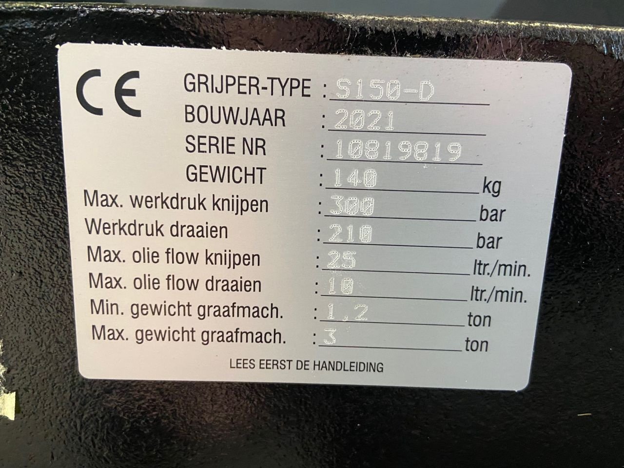 Greifer tip Sonstige Zijtveld S 150 D, Neumaschine in Laren Gld (Poză 2)