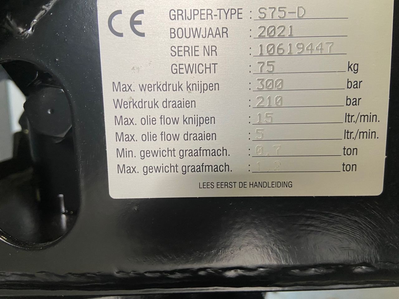 Greifer typu Sonstige Zijtveld S 75- D CW 05, Neumaschine v Laren Gld (Obrázek 3)