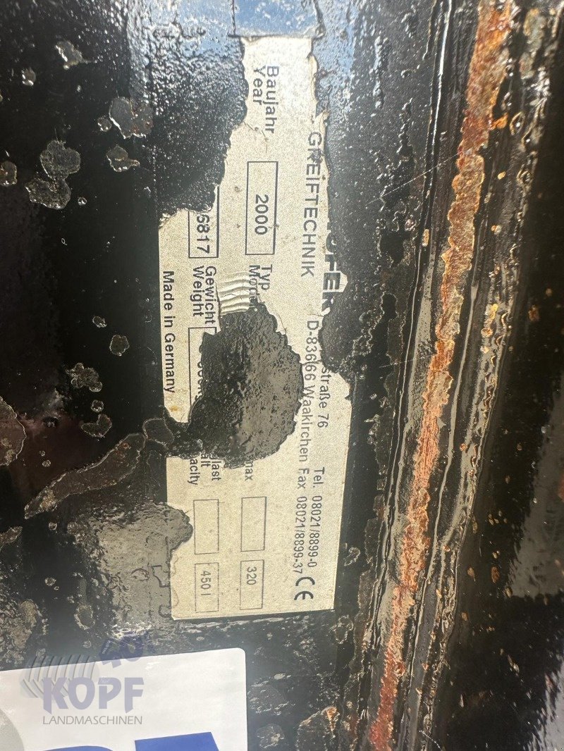 Greifer типа Sonstige Zweischalengreifer Kinshofer 800 mm m Rotavator, Gebrauchtmaschine в Schutterzell (Фотография 4)