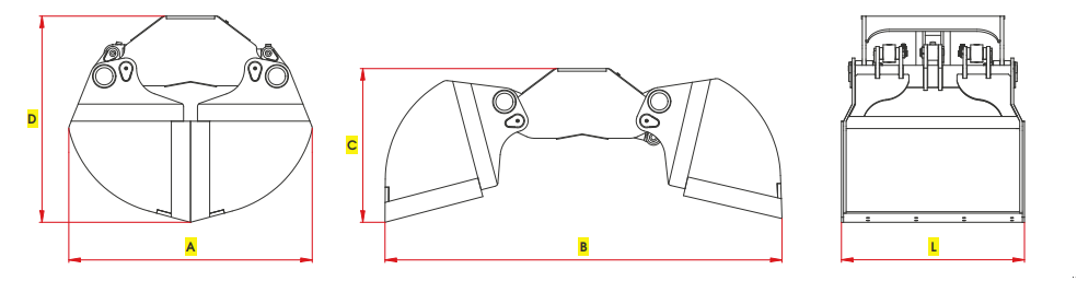 Greifer tip Tecnobenne BOT 2 500, Neumaschine in St.Andrä-Wördern (Poză 3)