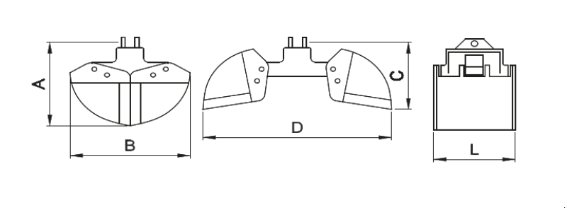 Greifer des Typs Tizmar BO70, Neumaschine in St.Andrä-Wördern (Bild 1)