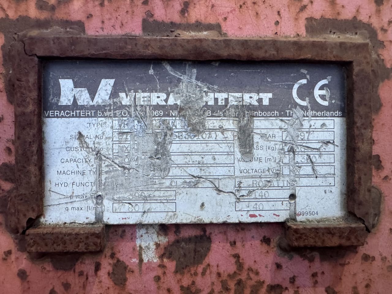 Greifer типа Verachtert 10-14 tons machine, Gebrauchtmaschine в Hardinxveld giessendam (Фотография 3)