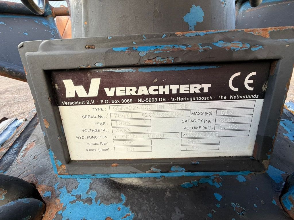 Greifer typu Verachtert GSM.22.400 DH SG CE, Gebrauchtmaschine v Velddriel (Obrázek 11)