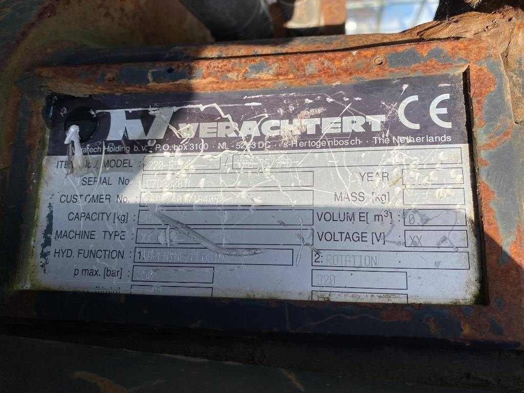 Greifer tipa Verachtert VRG-25, Gebrauchtmaschine u Roosendaal (Slika 7)