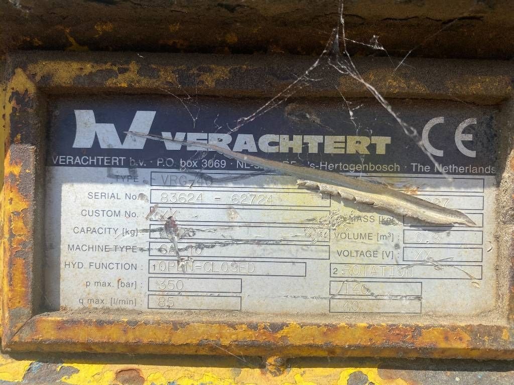 Greifer типа Verachtert VRG-40, Gebrauchtmaschine в Roosendaal (Фотография 7)