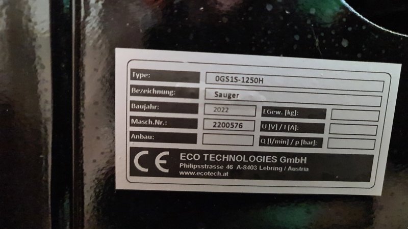 Großflächenmäher des Typs Eco GS1S, Neumaschine in Altendorf (Bild 2)