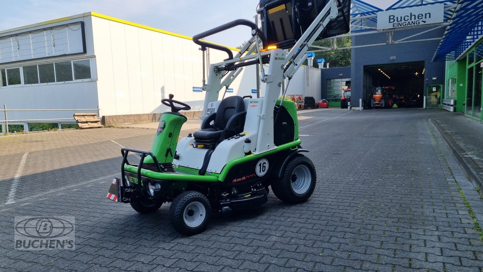 Großflächenmäher des Typs Etesia H124 DX Allrad Hochentleerung, Neumaschine in Olpe (Bild 18)