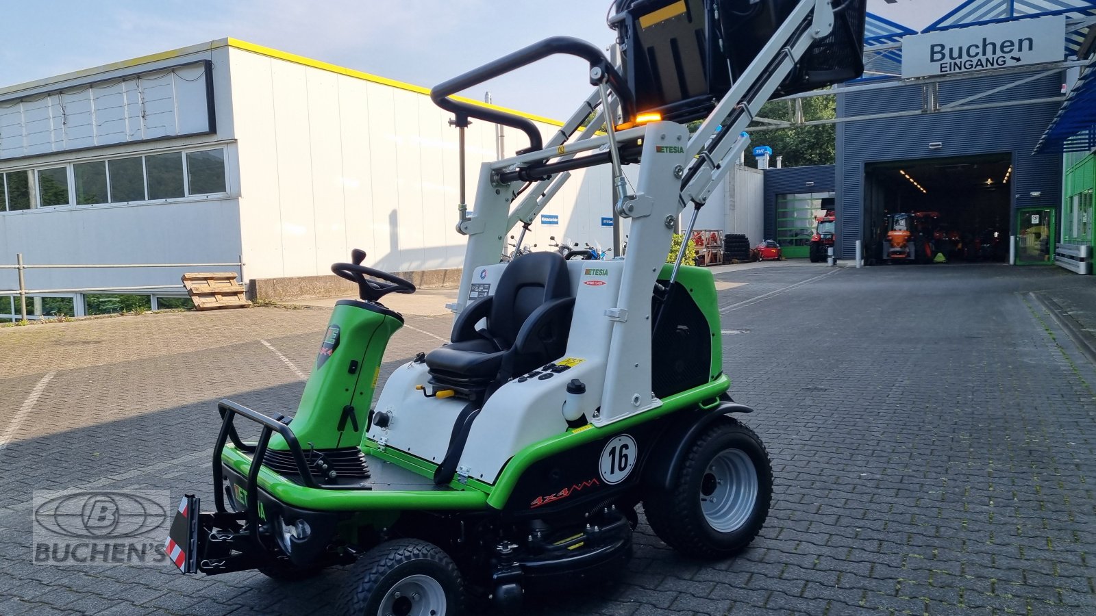 Großflächenmäher des Typs Etesia H124 DX Allrad Hochentleerung, Neumaschine in Olpe (Bild 19)