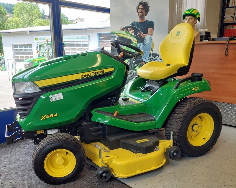 Großflächenmäher tip John Deere X584, Ausstellungsmaschine in Eichberg (Poză 2)