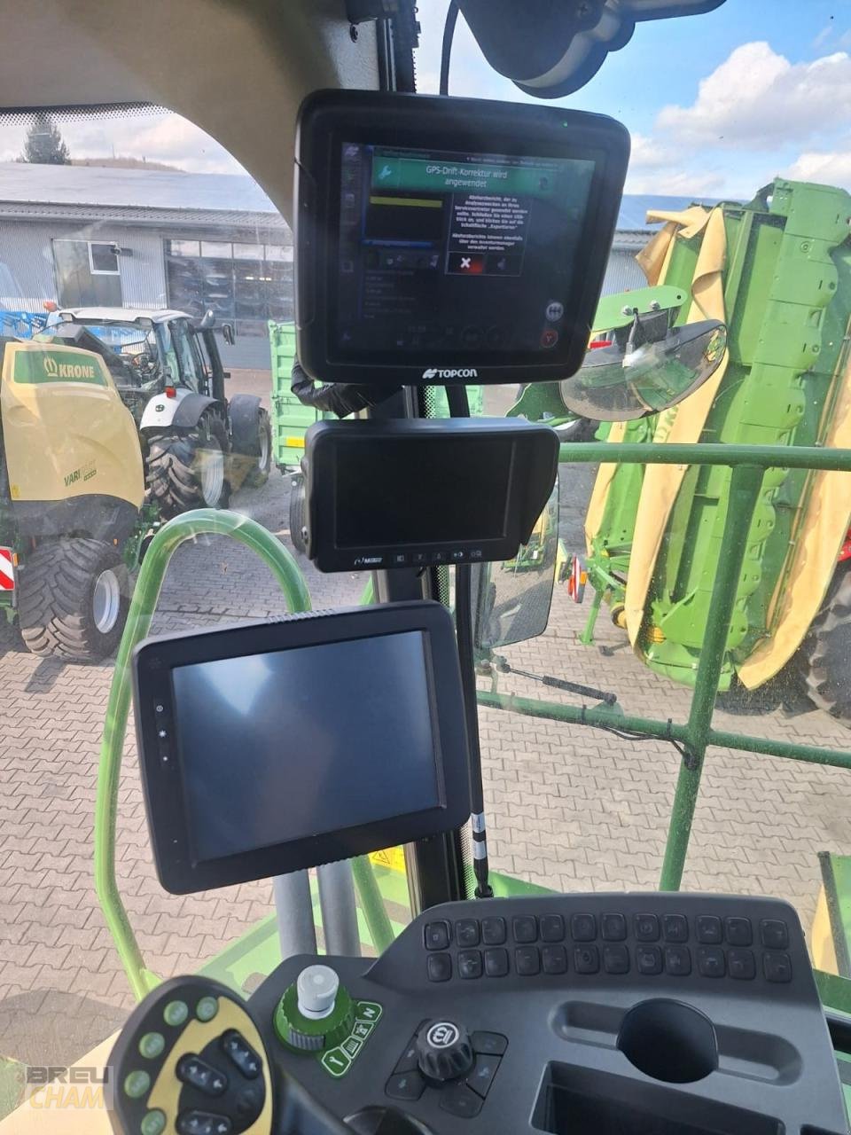 Großflächenmäher Türe ait Krone Big M 450 CV, Gebrauchtmaschine içinde Cham (resim 14)