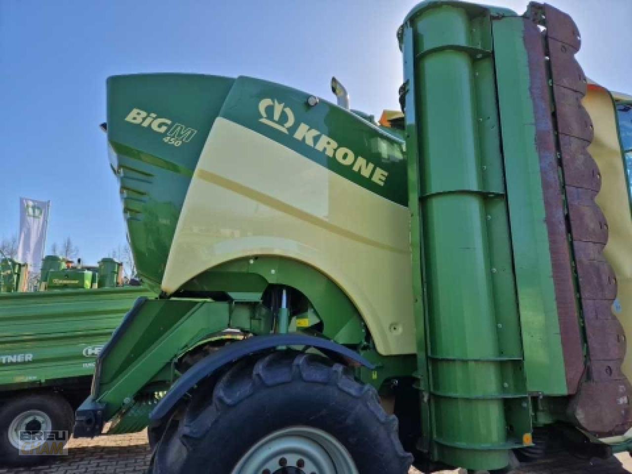 Großflächenmäher Türe ait Krone Big M 450 CV, Gebrauchtmaschine içinde Cham (resim 27)