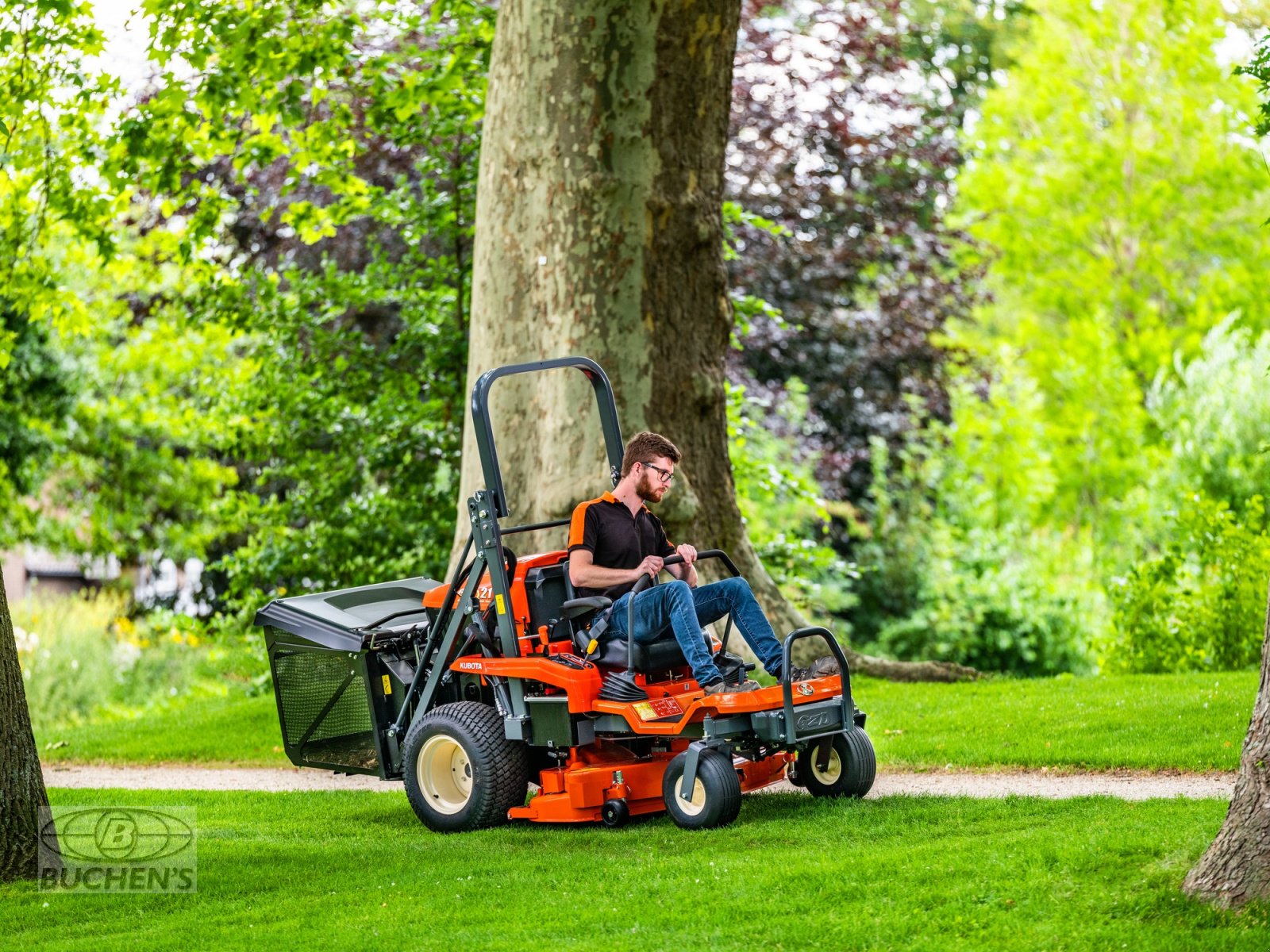 Großflächenmäher des Typs Kubota GZD 21 HD, Gebrauchtmaschine in Olpe (Bild 11)