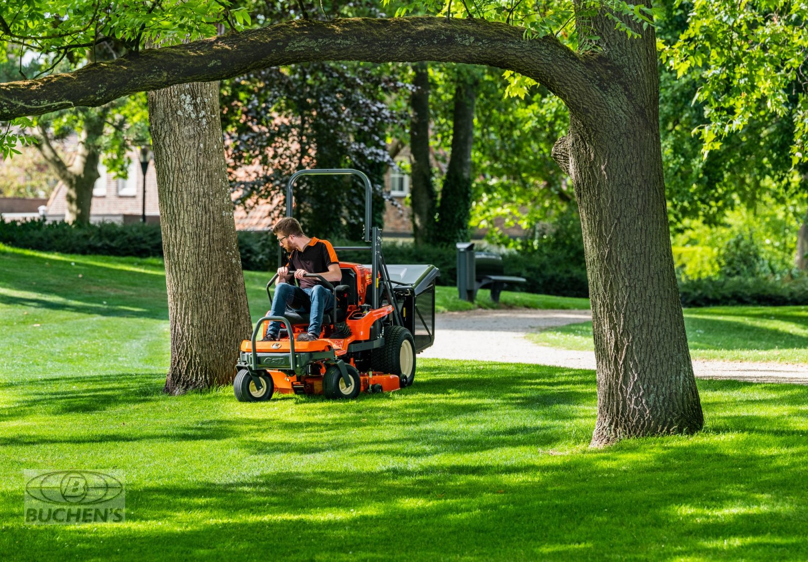 Großflächenmäher des Typs Kubota GZD 21 HD, Gebrauchtmaschine in Olpe (Bild 12)